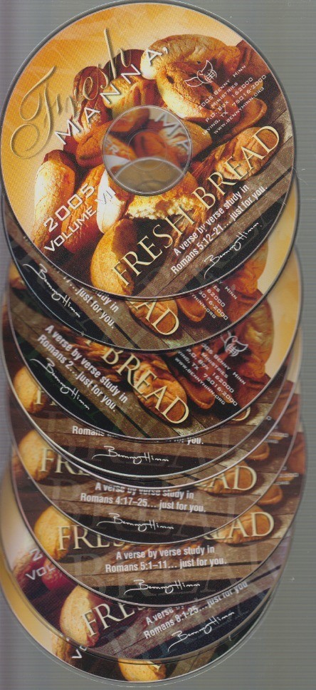 Fresh Manna, Fresh Bread: 2004-2005 Lot 10-Disc Benny Hinn AUDIO BOOK CD Romans