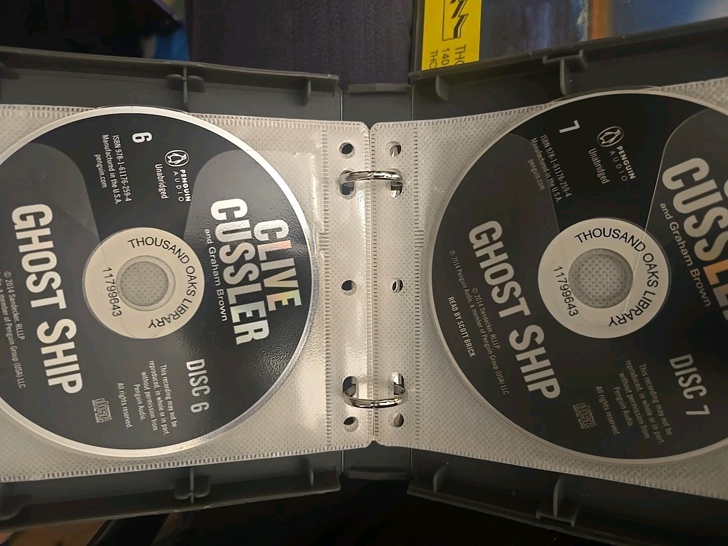 Ghost Ship (The NUMA Files) 10 Audio Disks