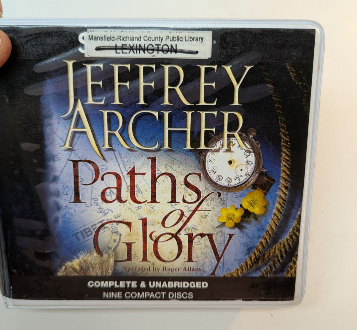 Paths of Glory by Jeffrey Archer 9 Compact Discs Unabridged Edition 2009