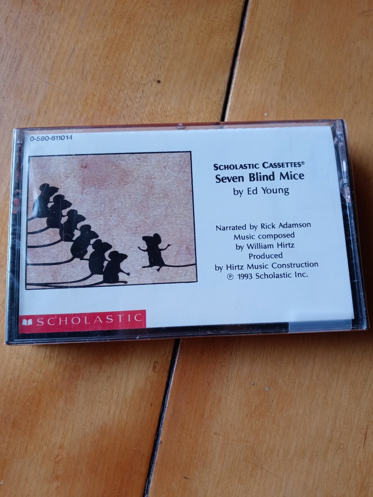 SCHOLASTIC (SEVEN BLIND MICE BY ED YOUNG) CASSETTE TAPE/NO BOOK INCLUDED/NEW