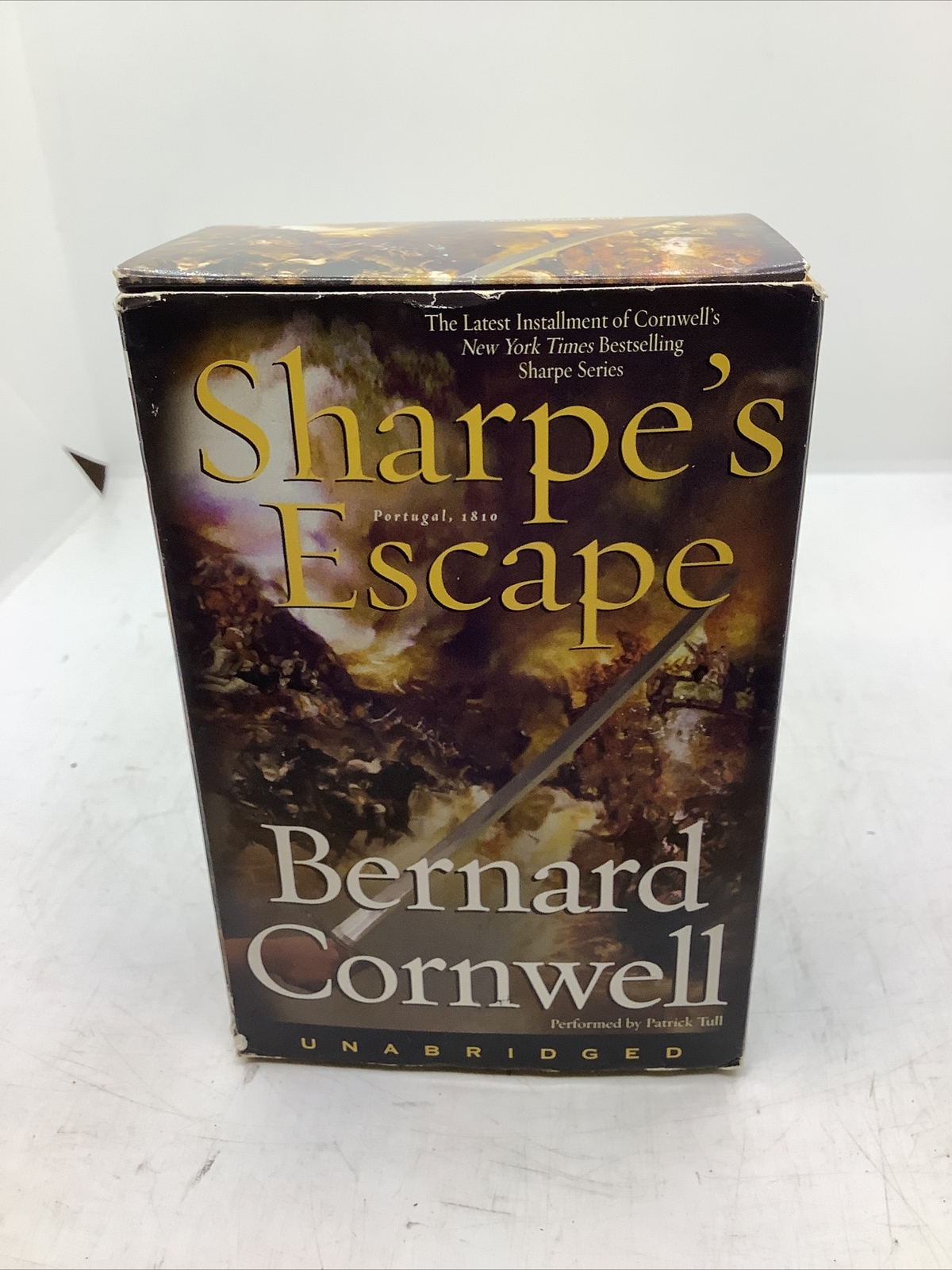 Sharp’s Escape — Bernard Cornwell — 9 Audio Cassettes — Read By Patrick Tull