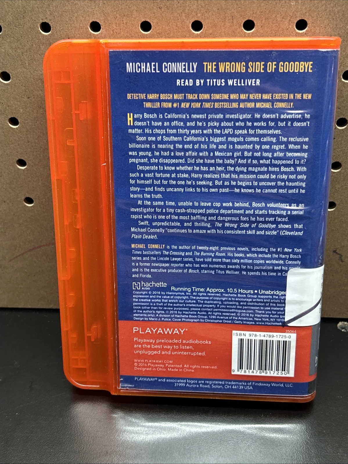The Wrong Side of Goodbye by Michael Connelly (2016, Audio, Other)