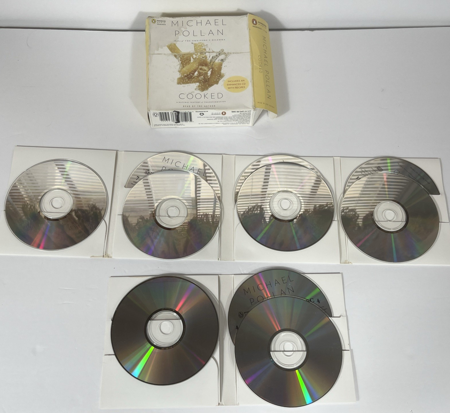 Michael Pollan Cooked Unabridged Audiobook CDs Read By Author Penguin Audio