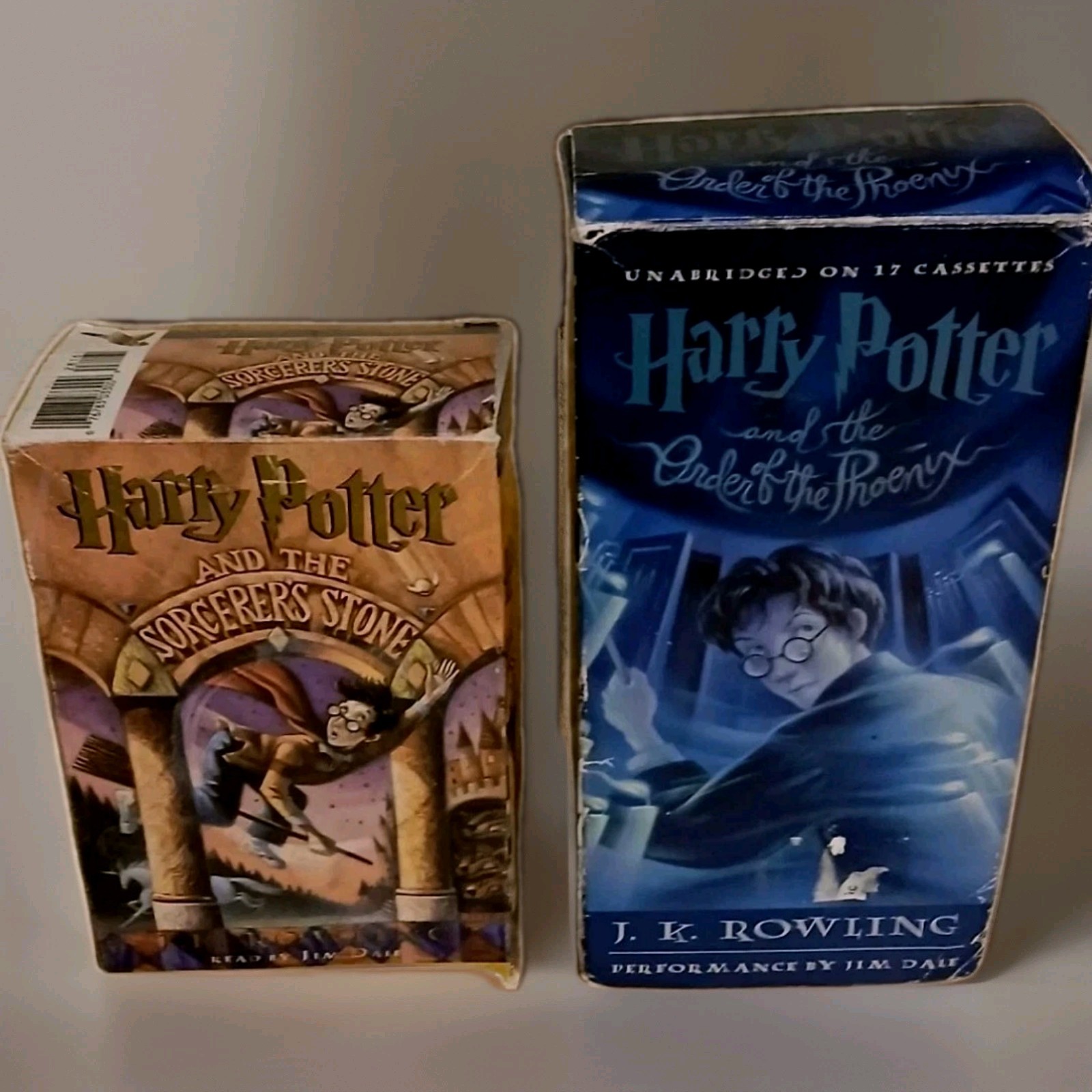 HARRY POTTER Order of the Phoenix/ The Sorcerer’s Stone Audio Cassettes 19 Total