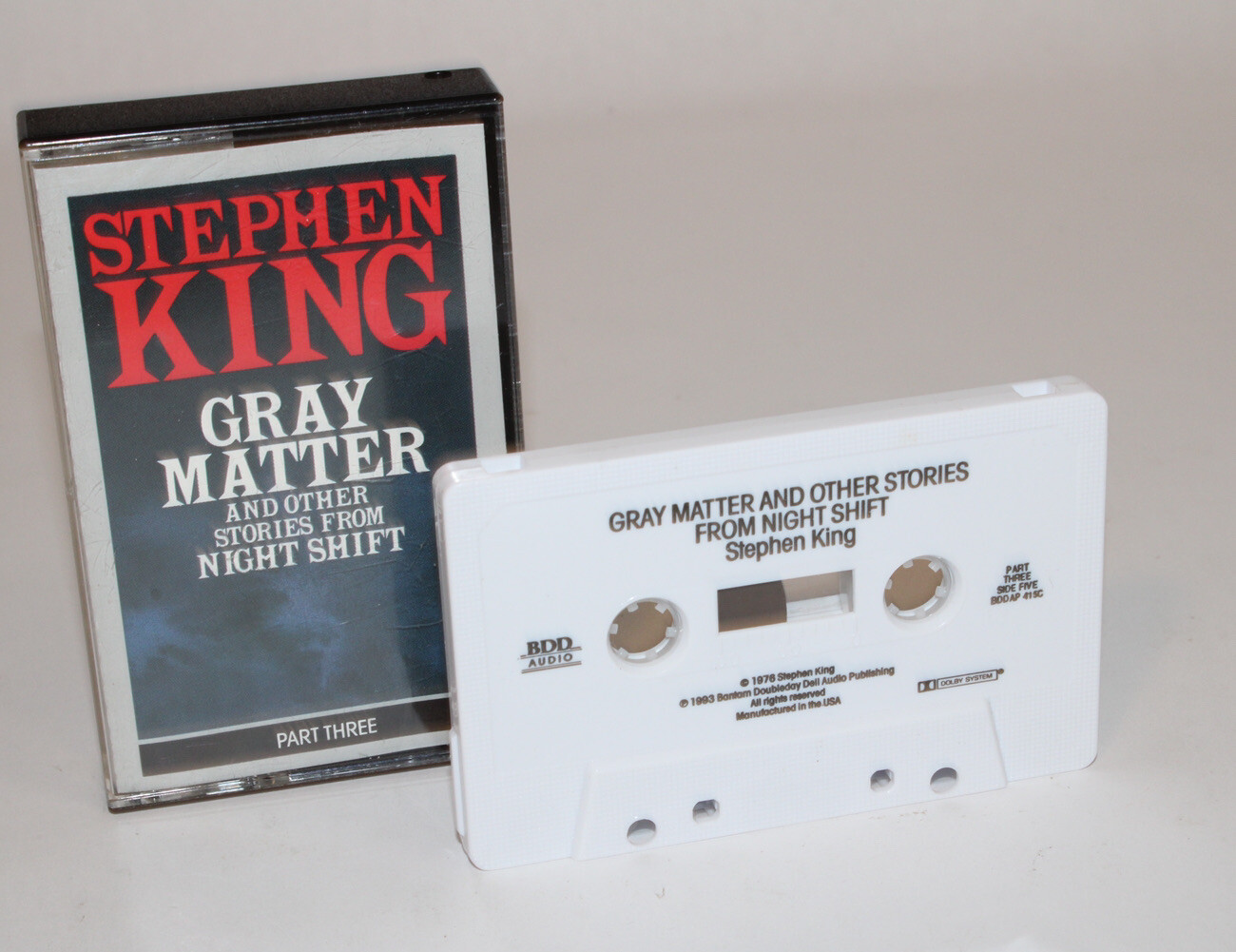 Stephen King’s Gray Matter And OtherStories From The Night Shift Audio Cassette