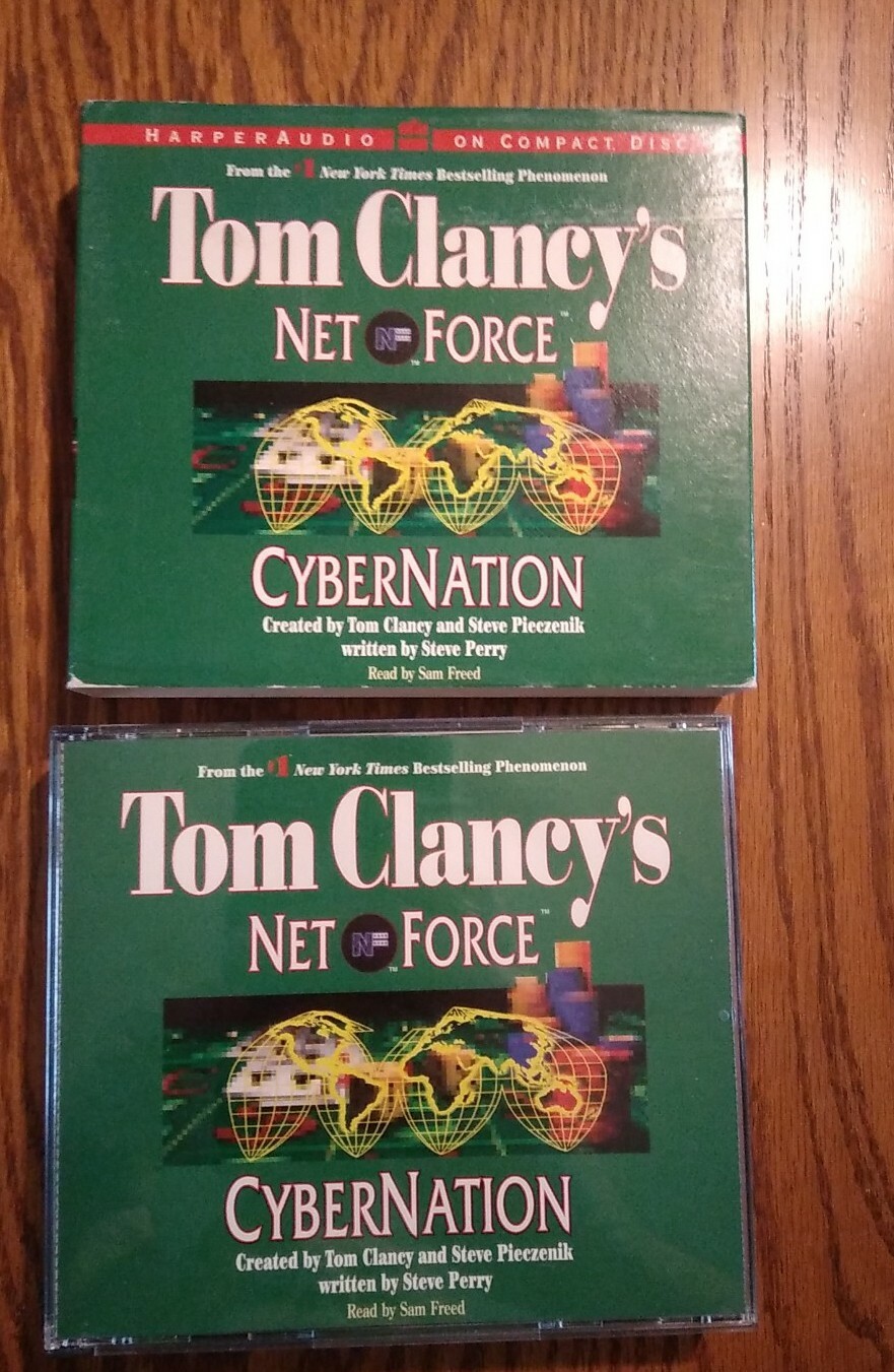 Tom Clancy’s Net Force 5 CD Set CyberNation Netco Partners Staff and Steve Perry
