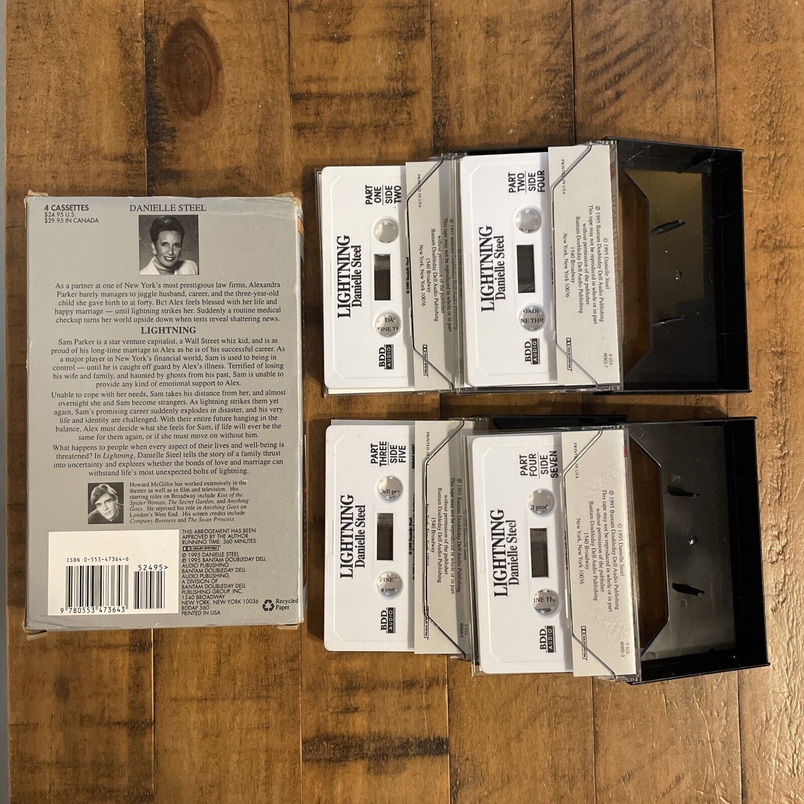 Danielle Steel Lightning Danielle Steel 1995 Audio Cassette Abridged. Excellent!
