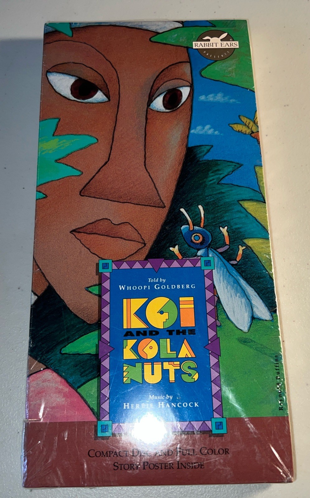 New Koi And The Kola Nuts Read by Whoopi Goldberg CD & Full Color Story Poster