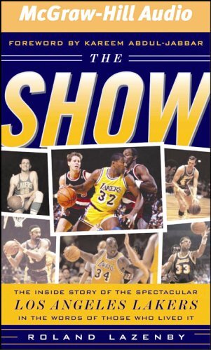 ROLAND LAZENBY The Show AUDIOBOOK 4-Disc CD SET Showtime L.A. Lakers Story RARE!