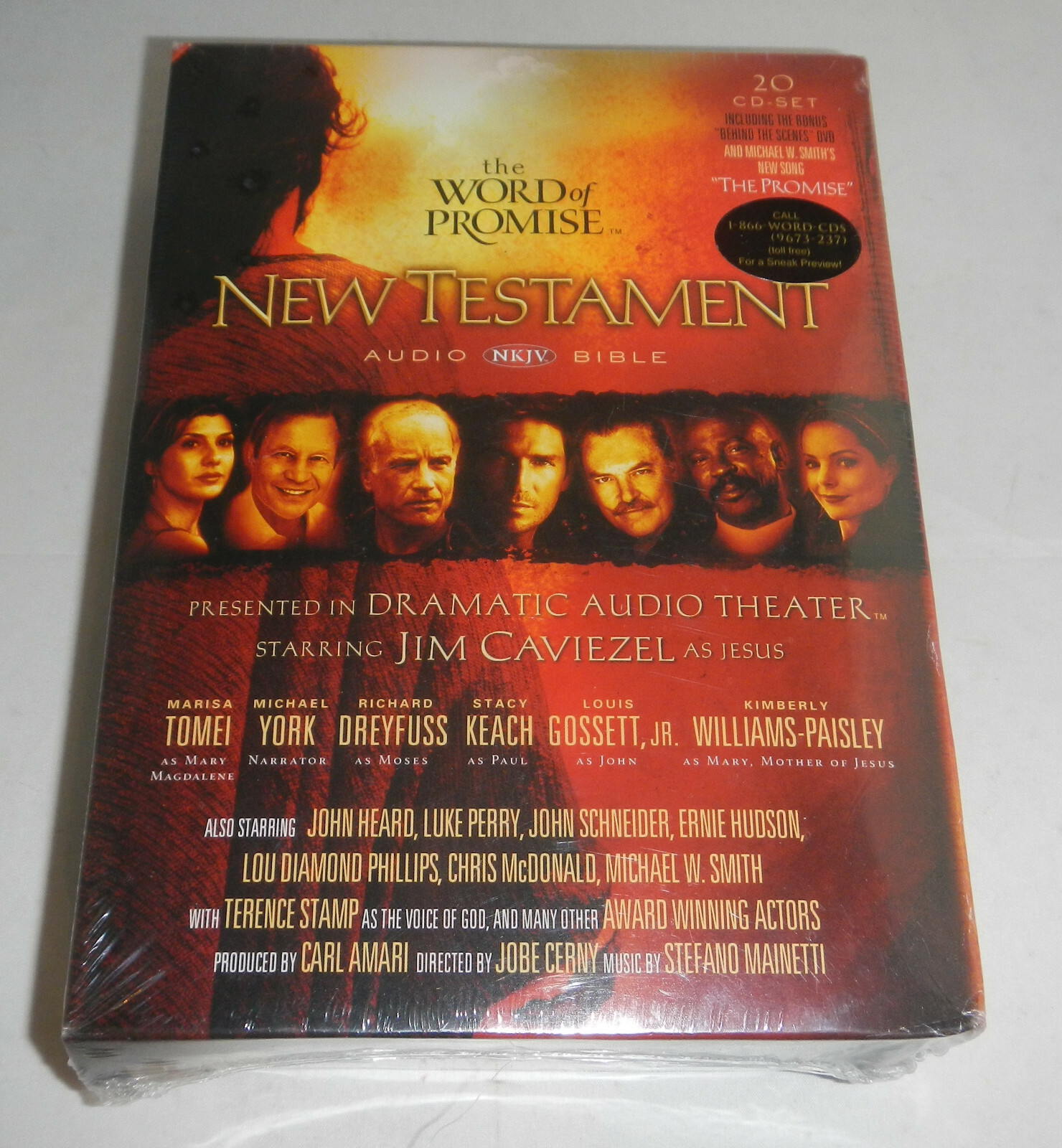 NEW Sealed The Word of Promise New Testament NKJV Audio Bible 20 CD Disc Set