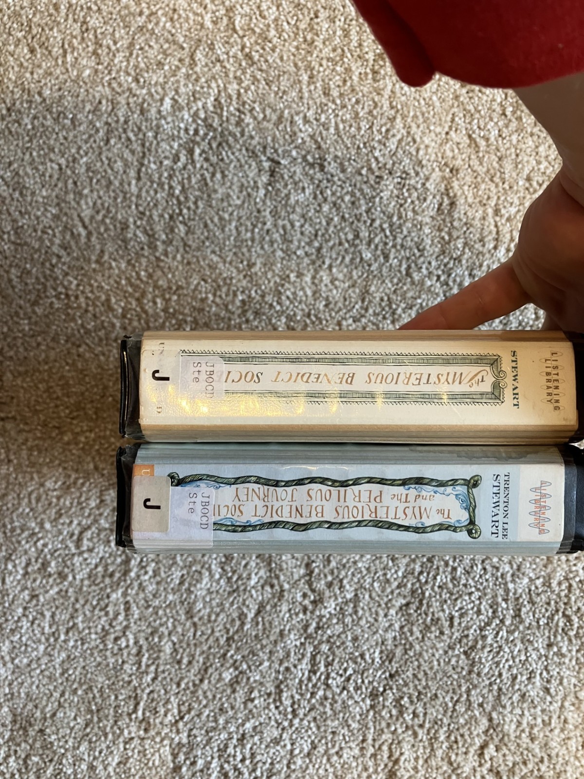 2 AUDIOBOOK LOT (22 CDs) Mysterious Benedict Society and The perilous Journey