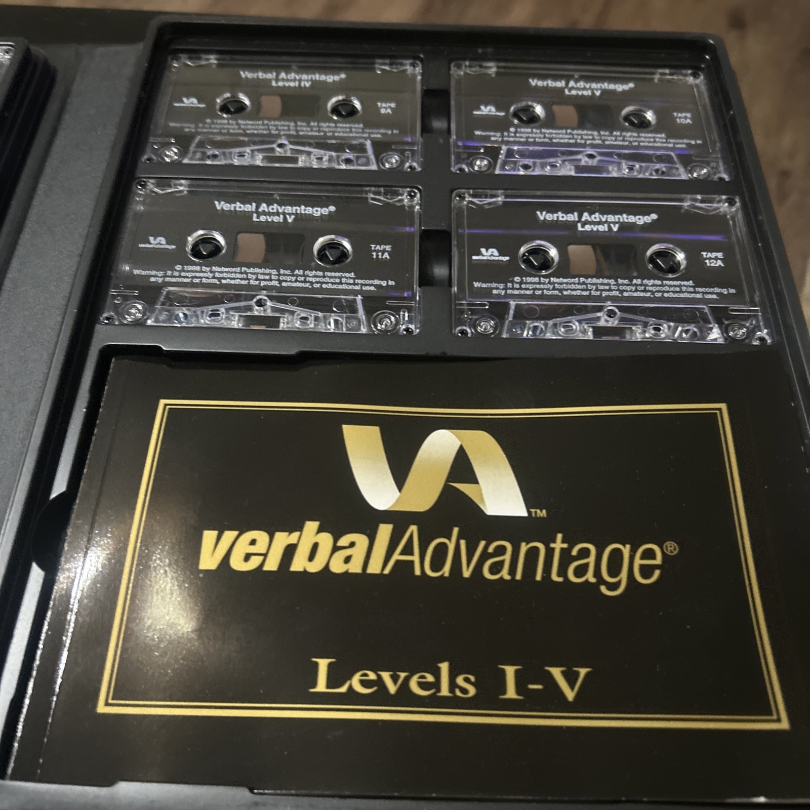 Verbal Advantage Success Edition Advanced Charles H Elster — 12 Cassettes