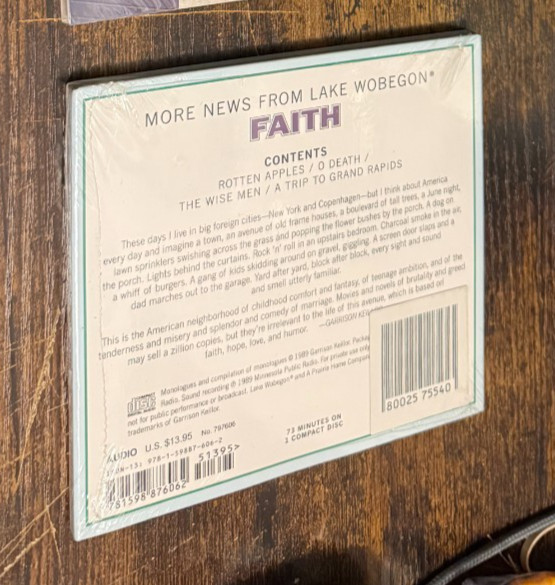 More News from Lake Wobegon: Faith by Garrison Keillor (2008, Compact Disc) NEW