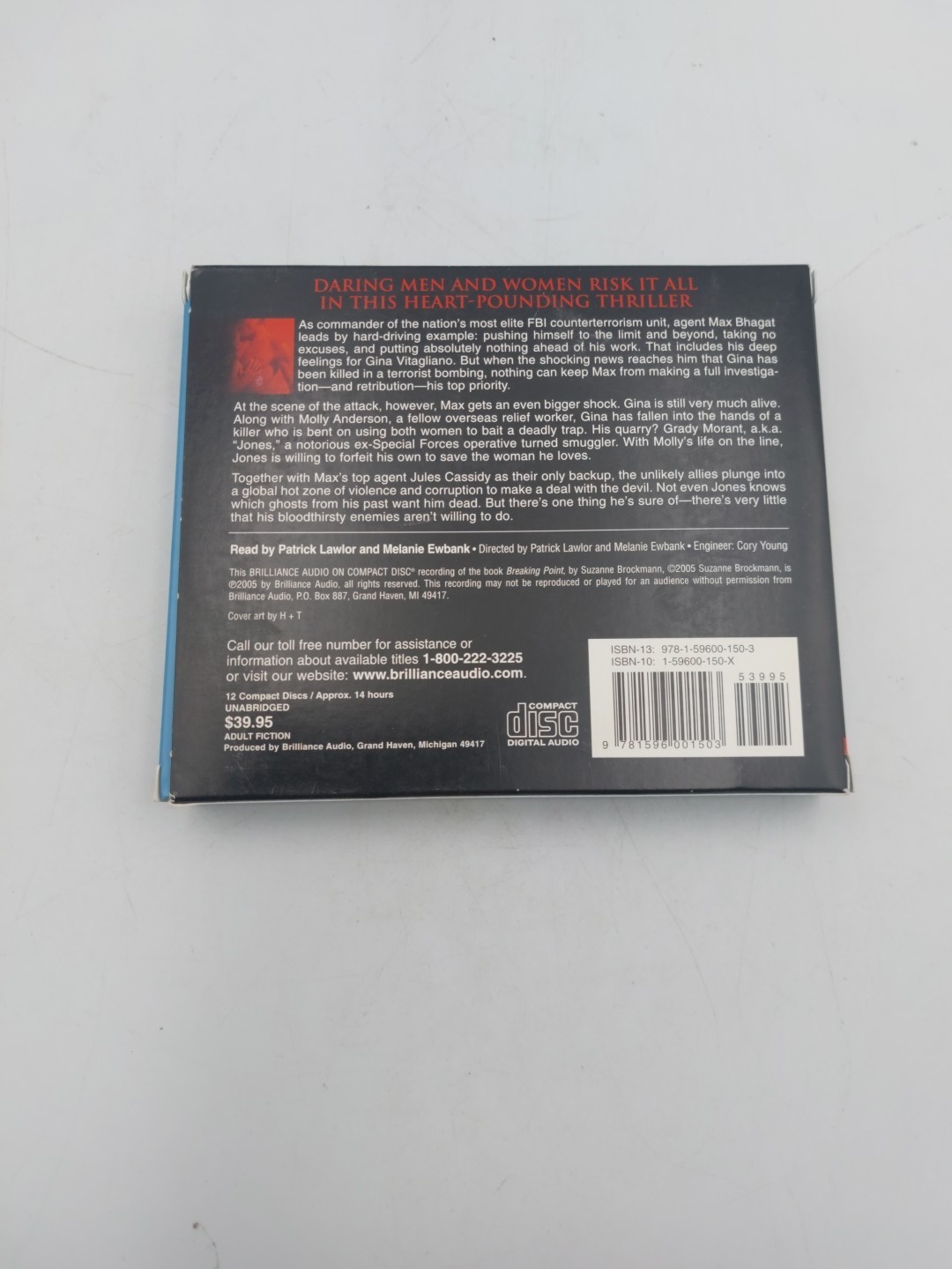 Lot of 3 Suzanne Brockmann Audiobooks on CD Sets