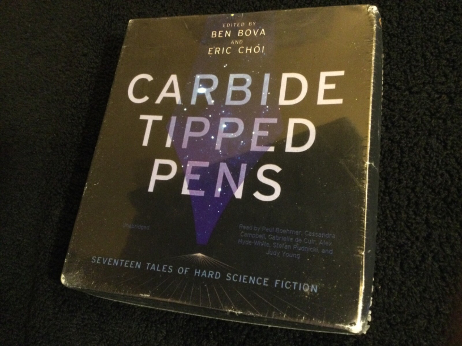 CARBIDE TIPPED PENS (2014) AUDIOBOOK 11 CDs Ben Bova, Eric Choi NEW UNOPENED