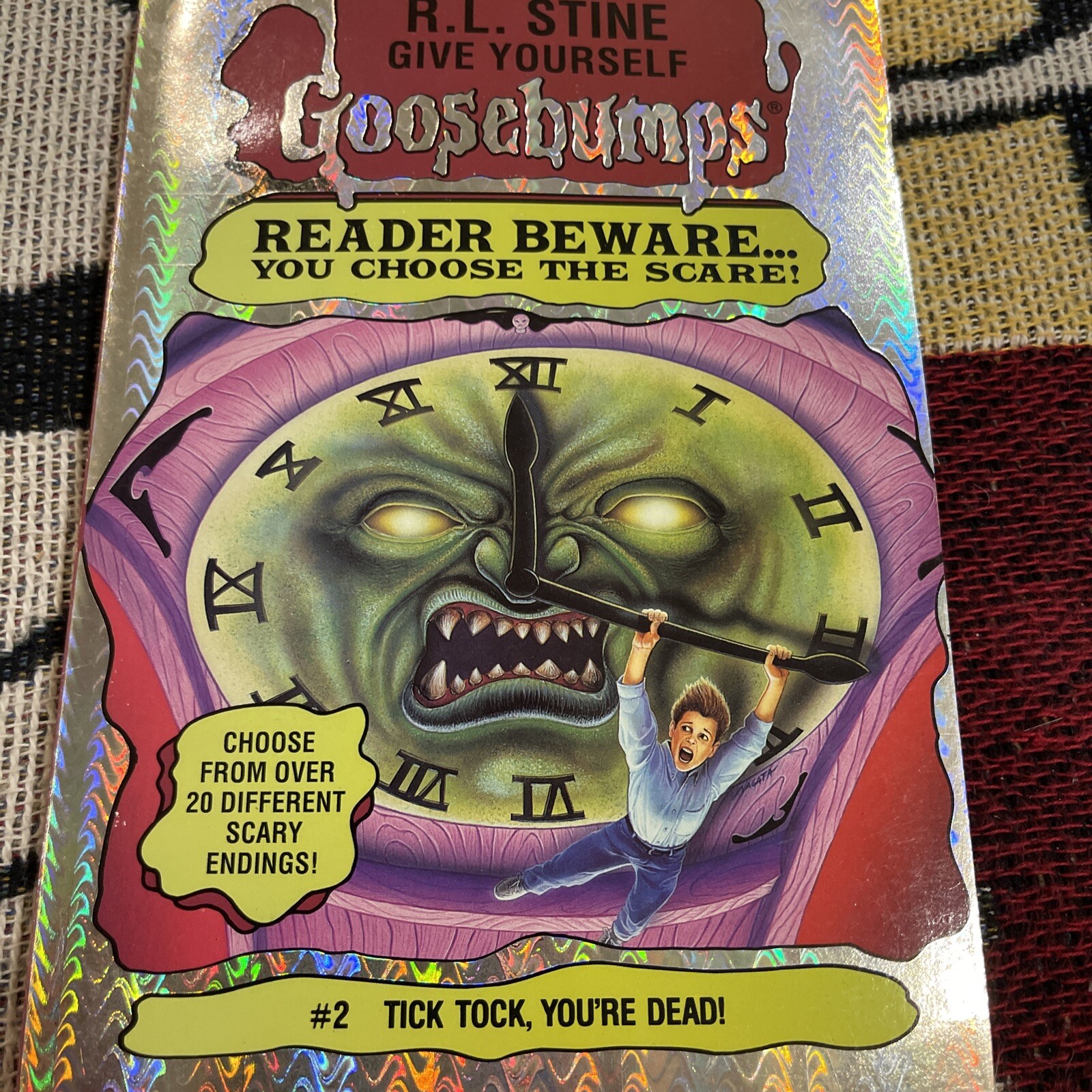 Give Yourself Goosebumps #2: Tick Tock, You’re Dead! by R. L. Stine: 1st PRINT!