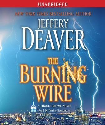 The Burning Wire by Jeffery Deaver (Lincoln Rhyme) Audiobook cd new Free Ship