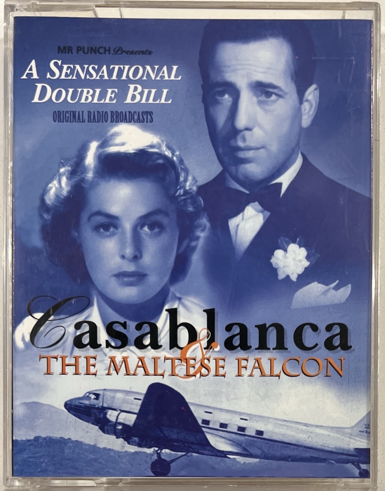 Casablanca & The Maltese Falcon — Audio Cassette Original Radio Broadcast