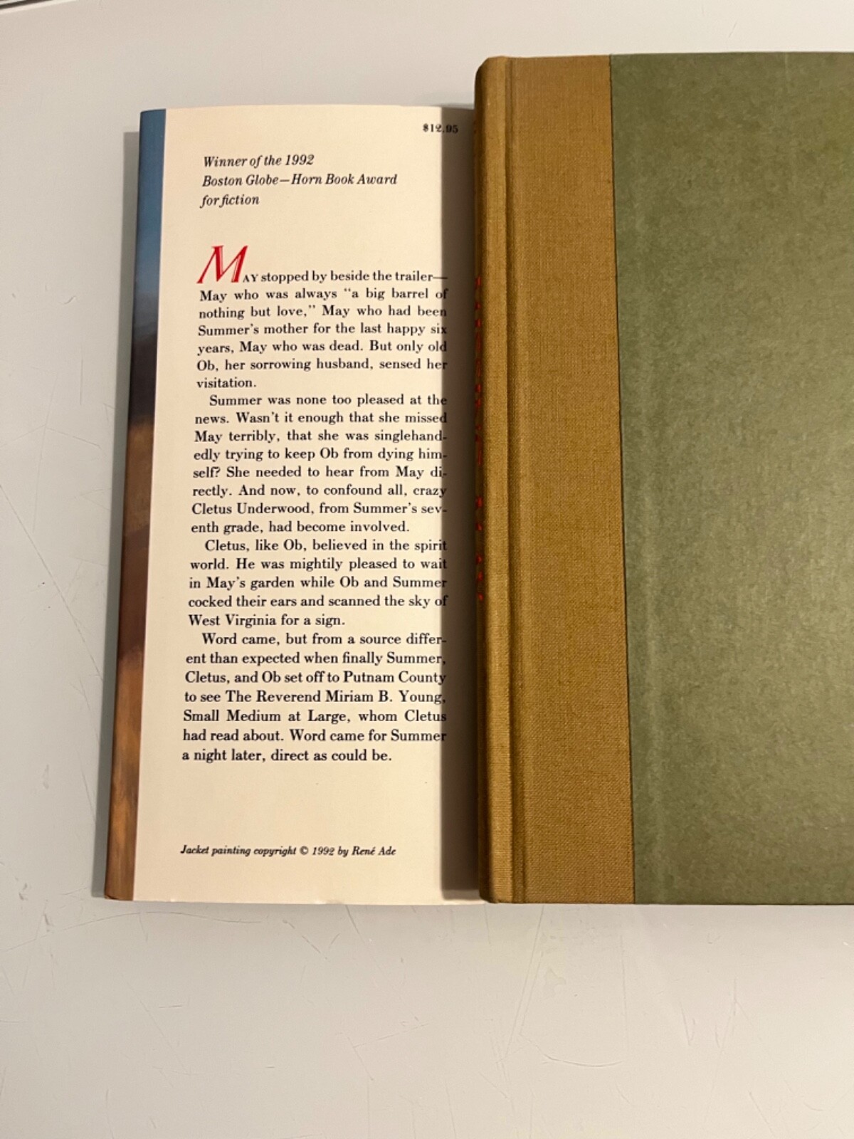 Missing May by Cynthia Rylant 1992 Orchard Books Hardcover w/DJ Newberry winner