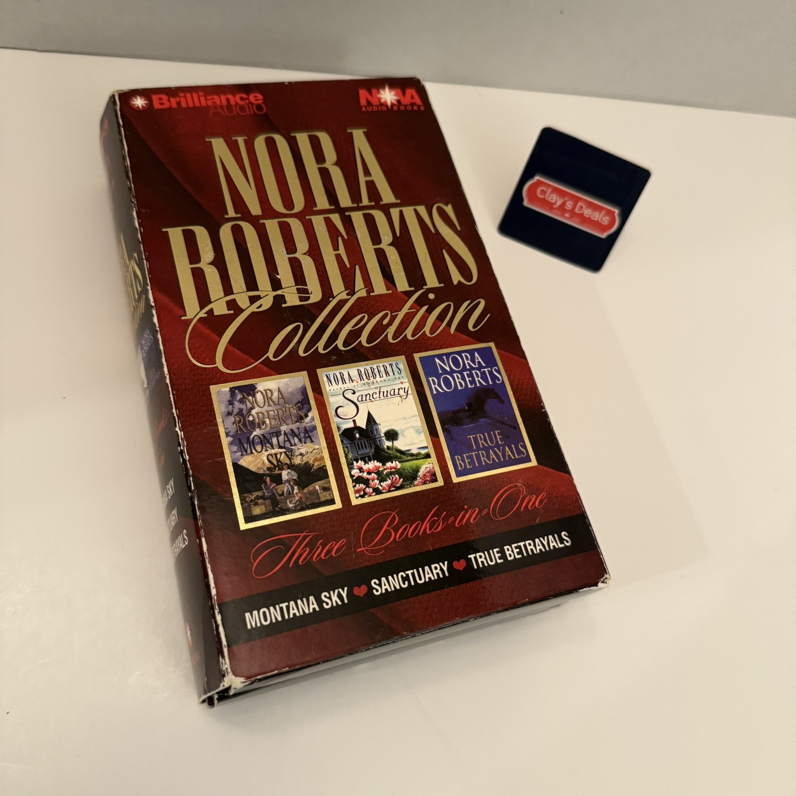 Nora Roberts Collection Audio Book Cassette Tapes 3 Book collection.