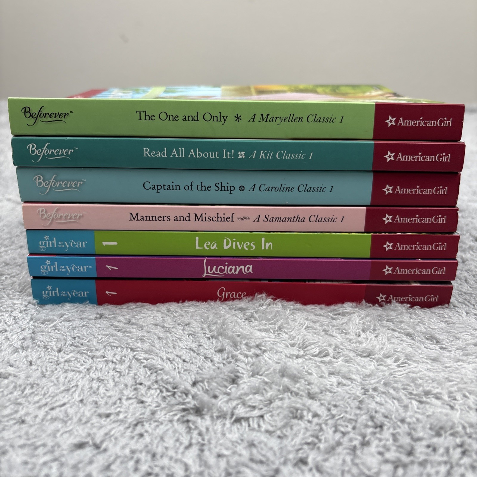7 American Girl Beforever Girl Of The Year Chapter Book Trade Paperbacks PreTeen