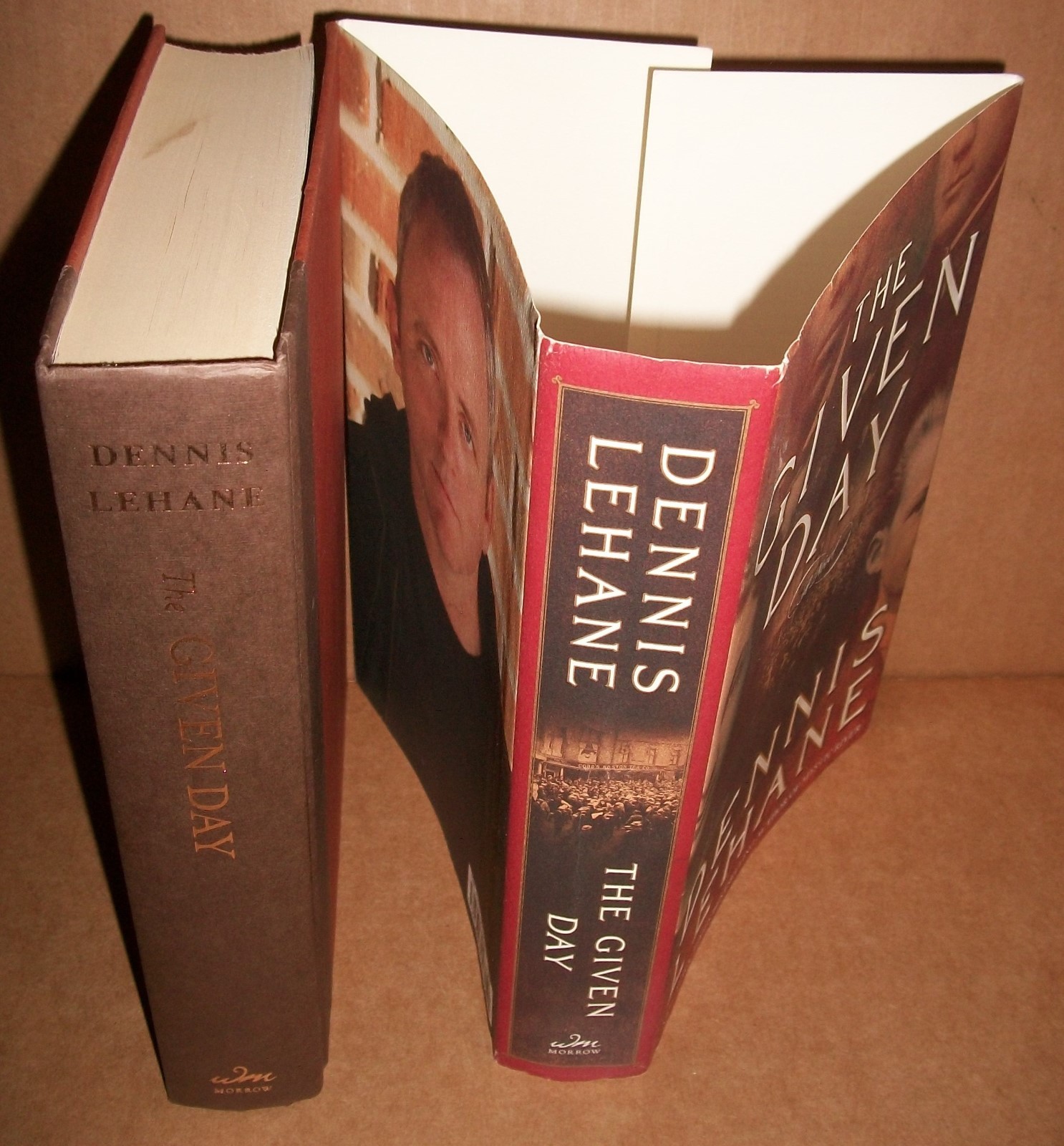 The Given Day Dennis Lehane hardcover 1st edition print autographed signed good