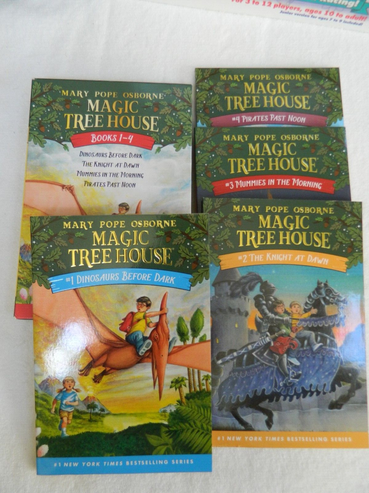 Magic Tree House Books 1-4 by Mary Pope Osborne