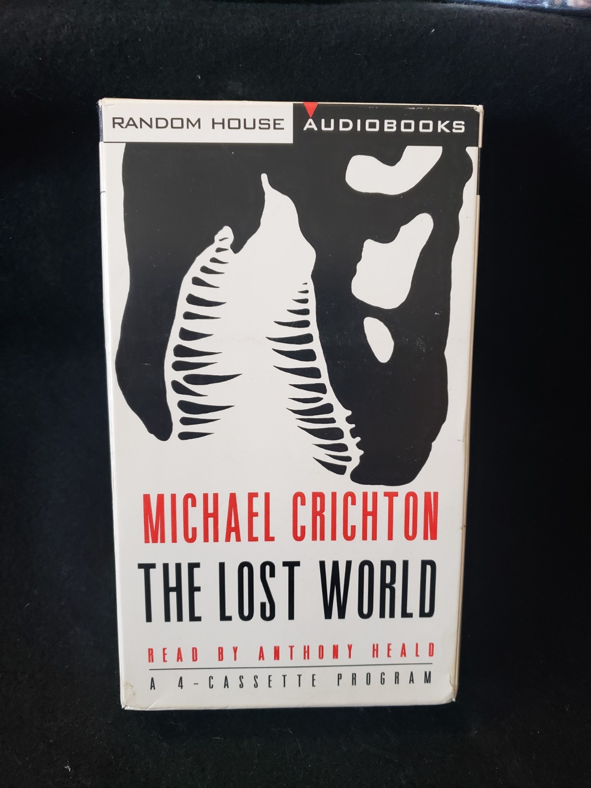 The Lost World By Michael Crichton Audiobook Cassette 4-Tape Set