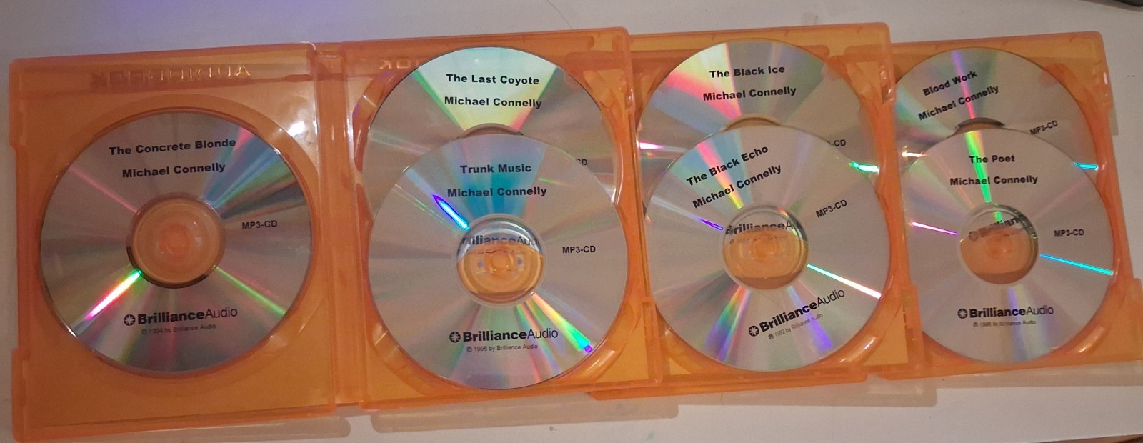Michael Connelly MP3 CD Audiobook Collection Unabridged — Over 90 hours!