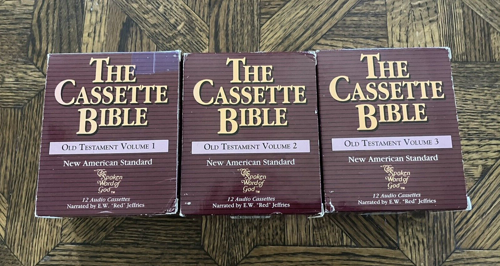 The Cassette Bible/ Old Testament/ by W.E. «Red» Jeffries/ Volume 1,2,3/ NAS
