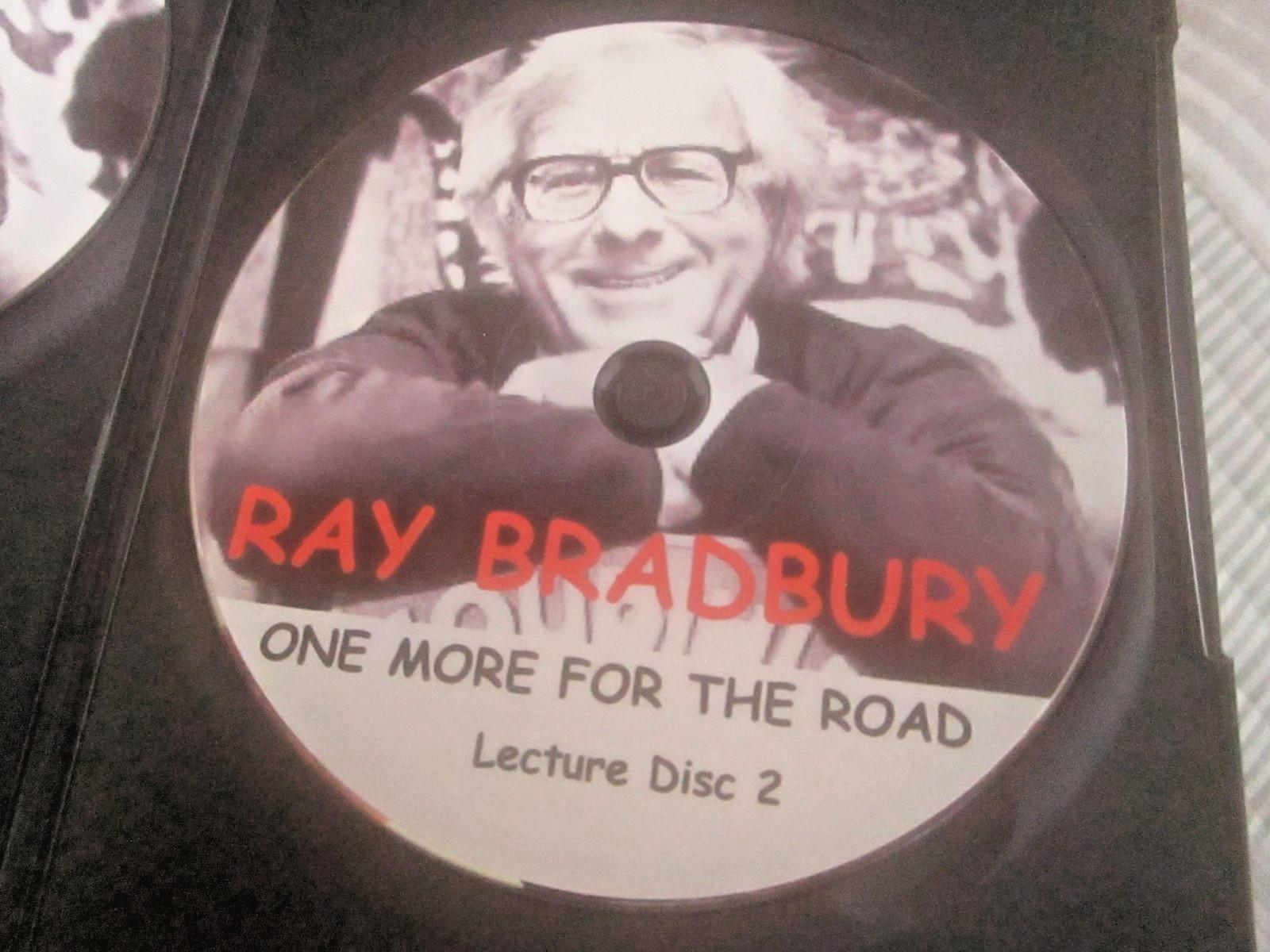 RAY BRADBURY AUDIO LECTURE — ONE FOR THE ROAD (fine 2-Disc set, rare)