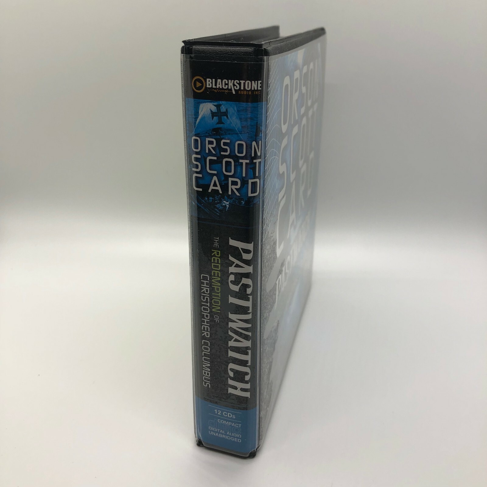 Pastwatch by Orson Scott Card- Like new Library Binding clamshell 12 CDs