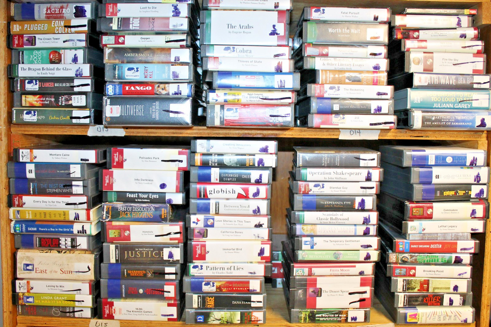 Lot of 15 random AUDIO BOOKS Audiobooks on CD (most ex-library & hard cases)