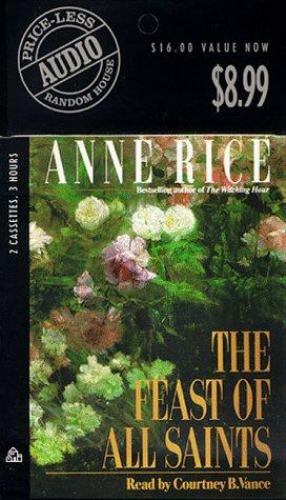 Book Audio Cassette Anne Rice The Feast of All Saints Courtney B Nance Abridged