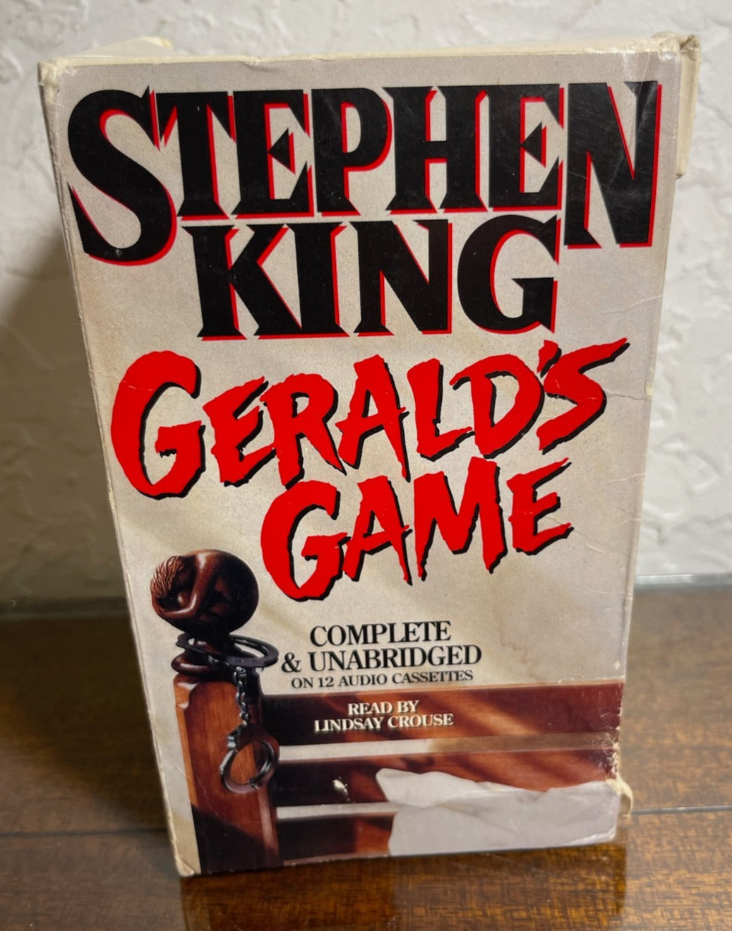 Stephen King Gerald’s Game Audiobook Cassette Unabridged 12 Tapes Complete
