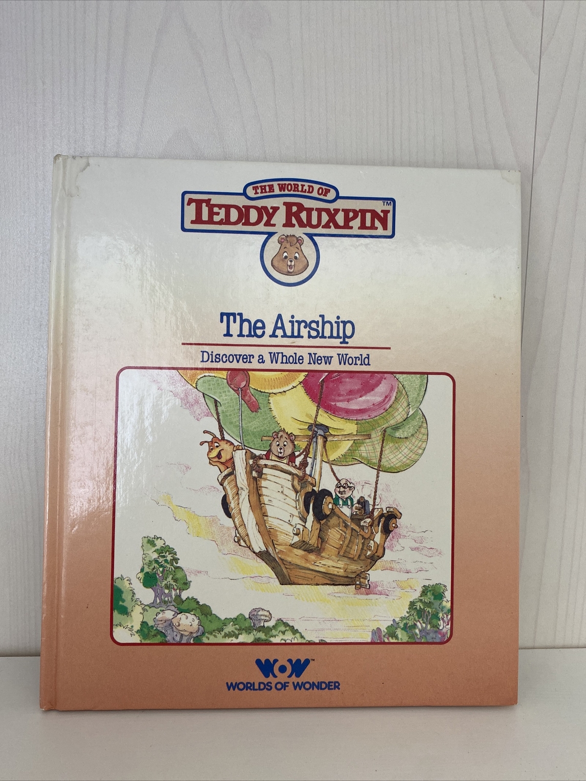 Vintage 1985 Teddy Ruxpin Hardback «The Airship» Worlds of Wonder BOOK ONLY