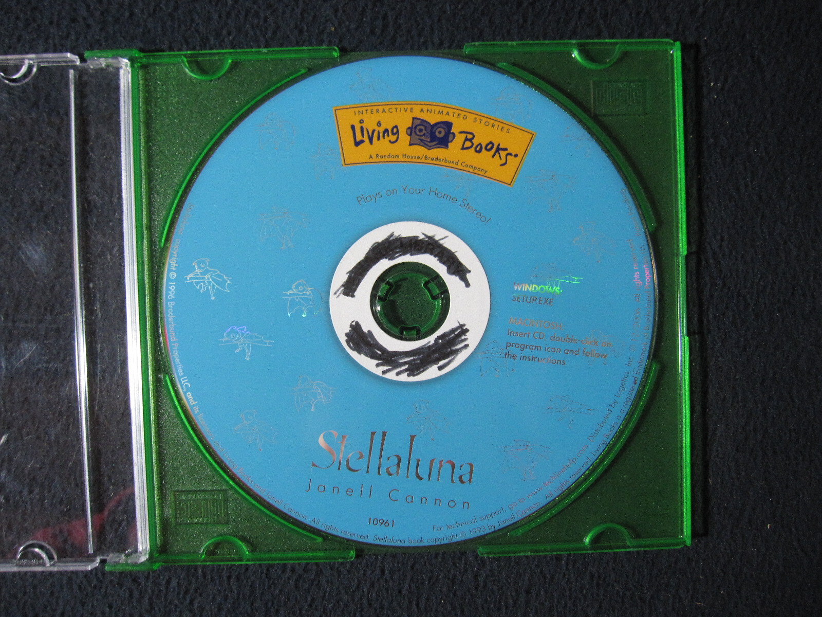 Stellaluna Janell Cannon [Audio CD] Living Books 1996