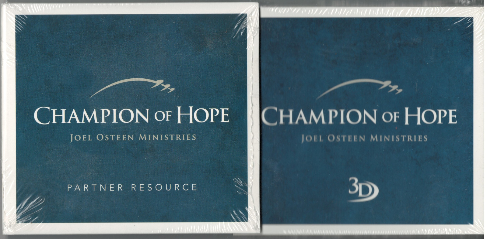 Champion Of Hope — Joel Osteen 3D Set & Partner Resource CD/DVD/CD-ROM Brand new
