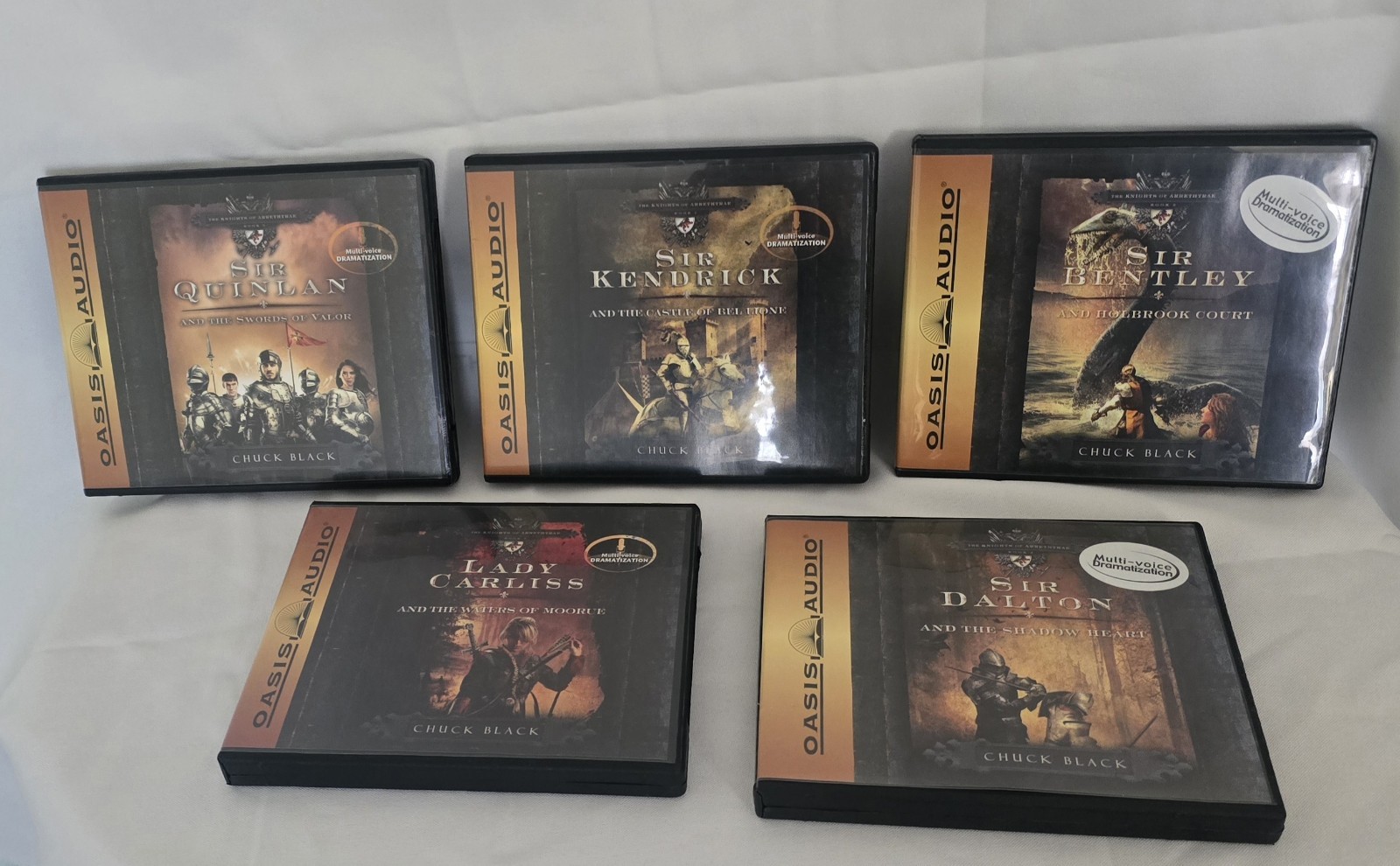 Set Of 5 Chuck Black Kingdom Series Audio Books CDs