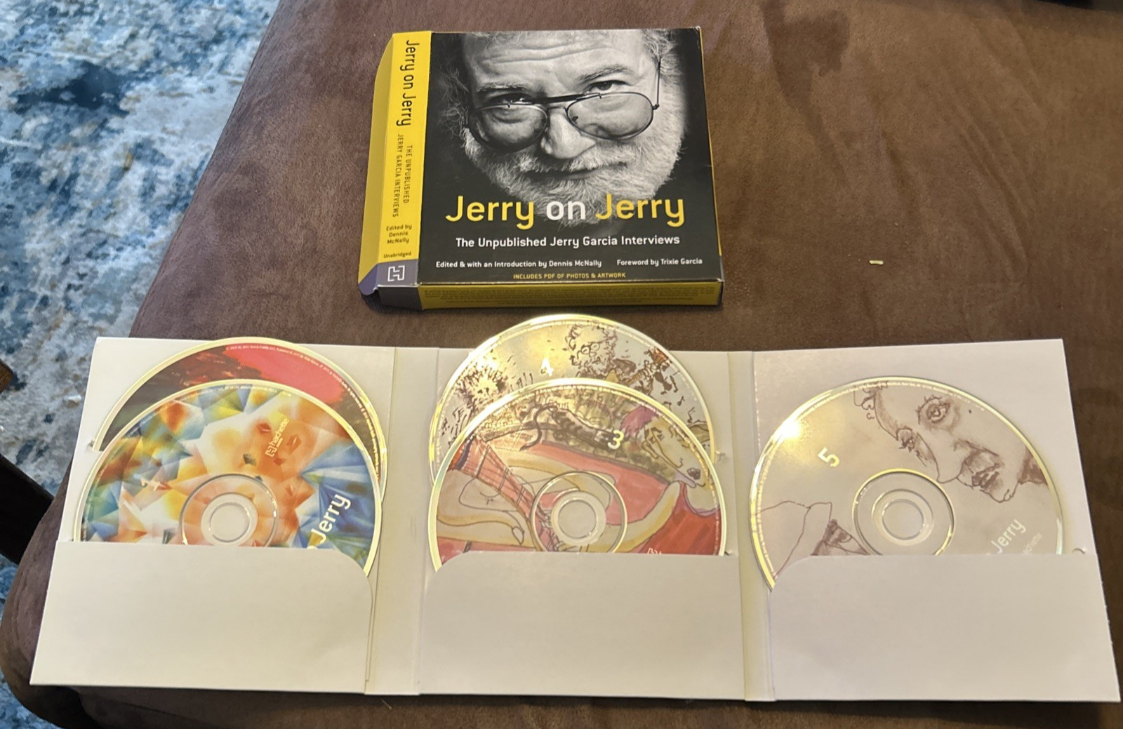 Jerry on Jerry : The Unpublished Jerry Garcia Interviews 5CD FREE SHIPPING