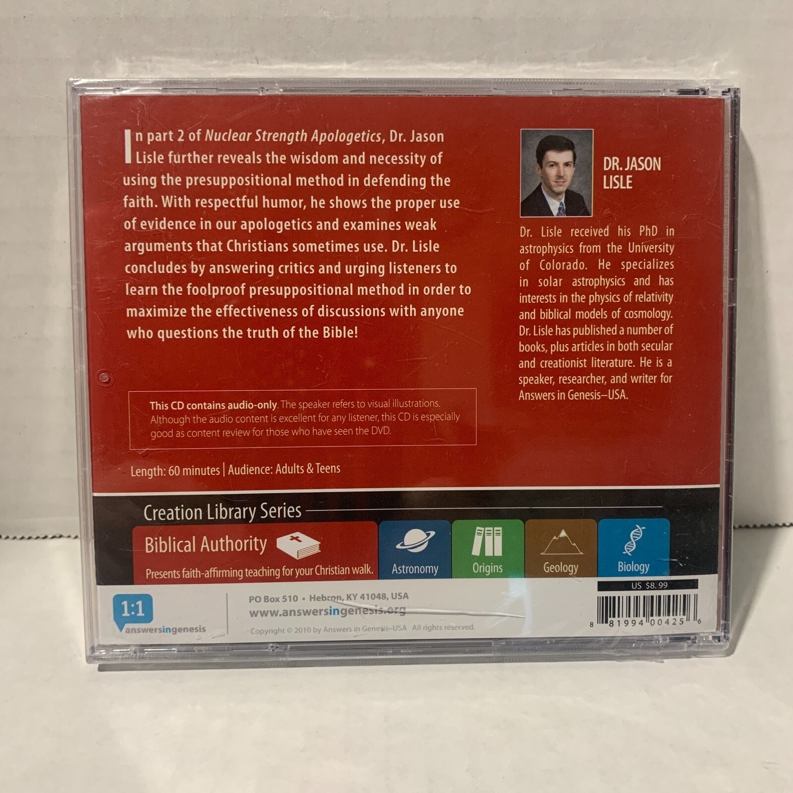 Nuclear Strength Apologetics CD Audio Version Of The DVD Part 2 BRAND NEW