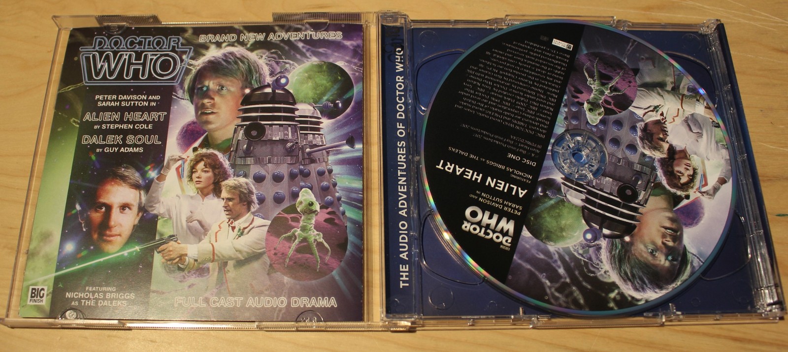 Big Finish Doctor Who Main Range — #224-Alien Heart & Dalek Soul — Audio CD