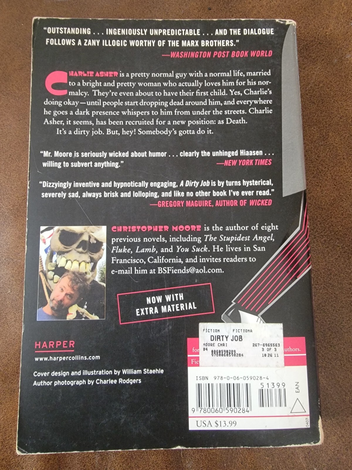 A Dirty Job : A Novel by Christopher Moore (2007, Trade Paperback)