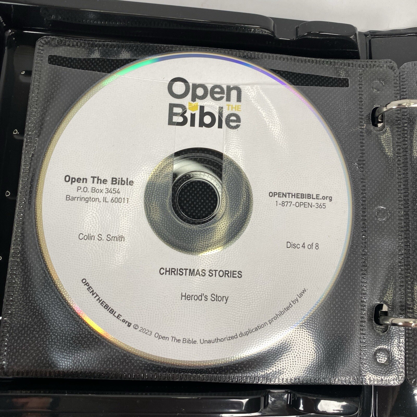 Open The Bible CHRISTMAS STORIES 8 Audio CD Set Christian Faith — Colin S. Smith