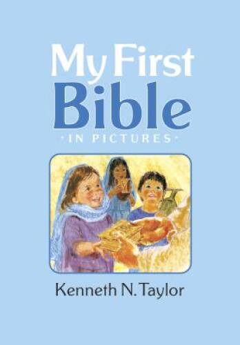 My First Bible in Pictures, Baby Blue — Hardcover — ACCEPTABLE