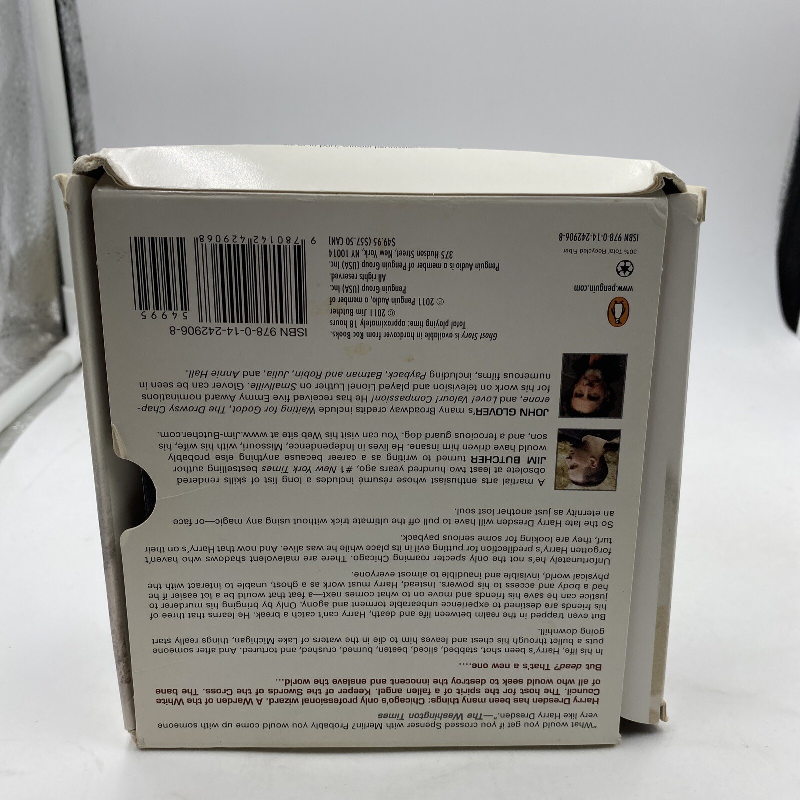 Signed Ghost Story (Dresden Files, 15 CD Set) Signed By Jim Butcher