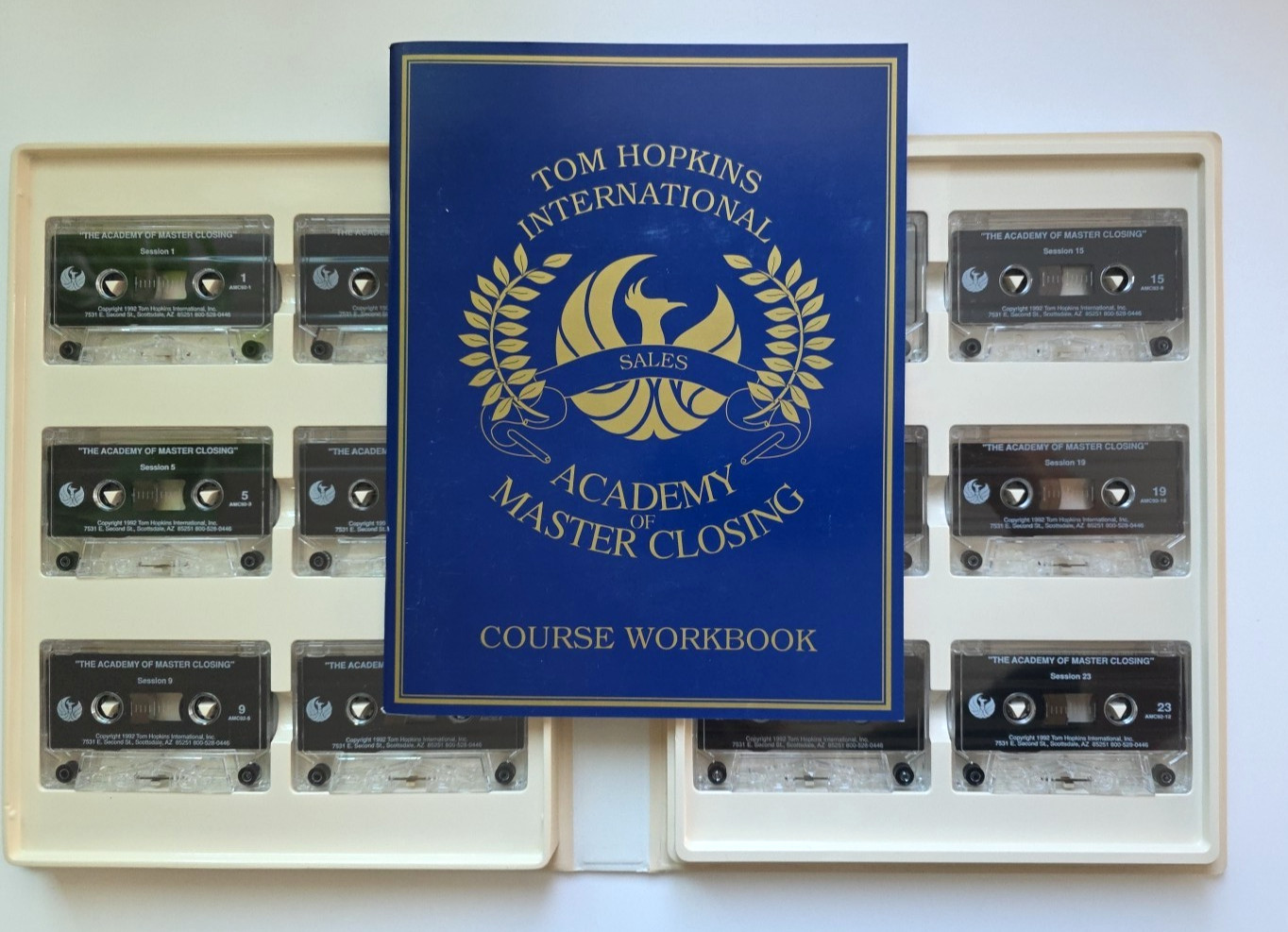 Tom Hopkins Academy of Master Closing , 12 Cassette Tapes Plus Workbook