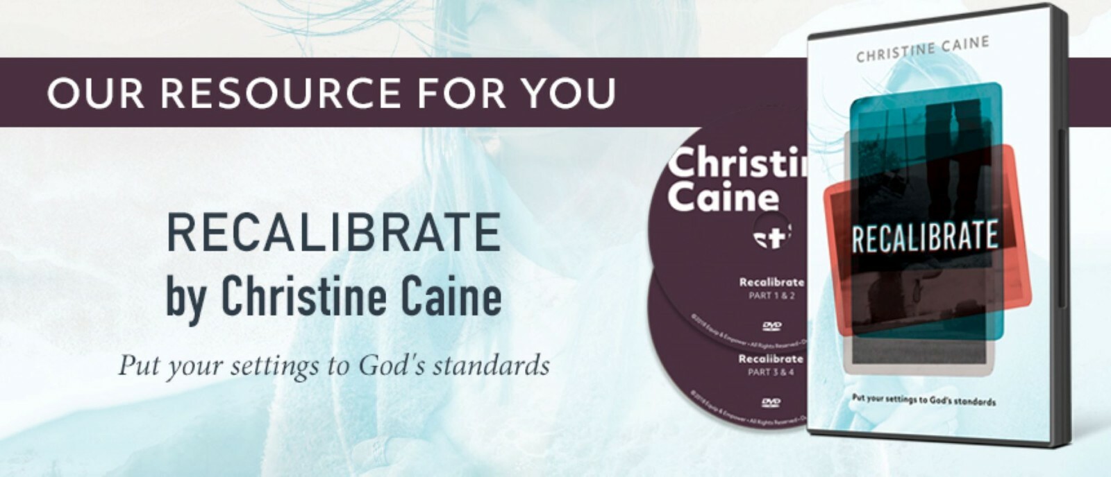 Recalibrate: Put Your Settings to God’s Standards        DVD    Christine Caine