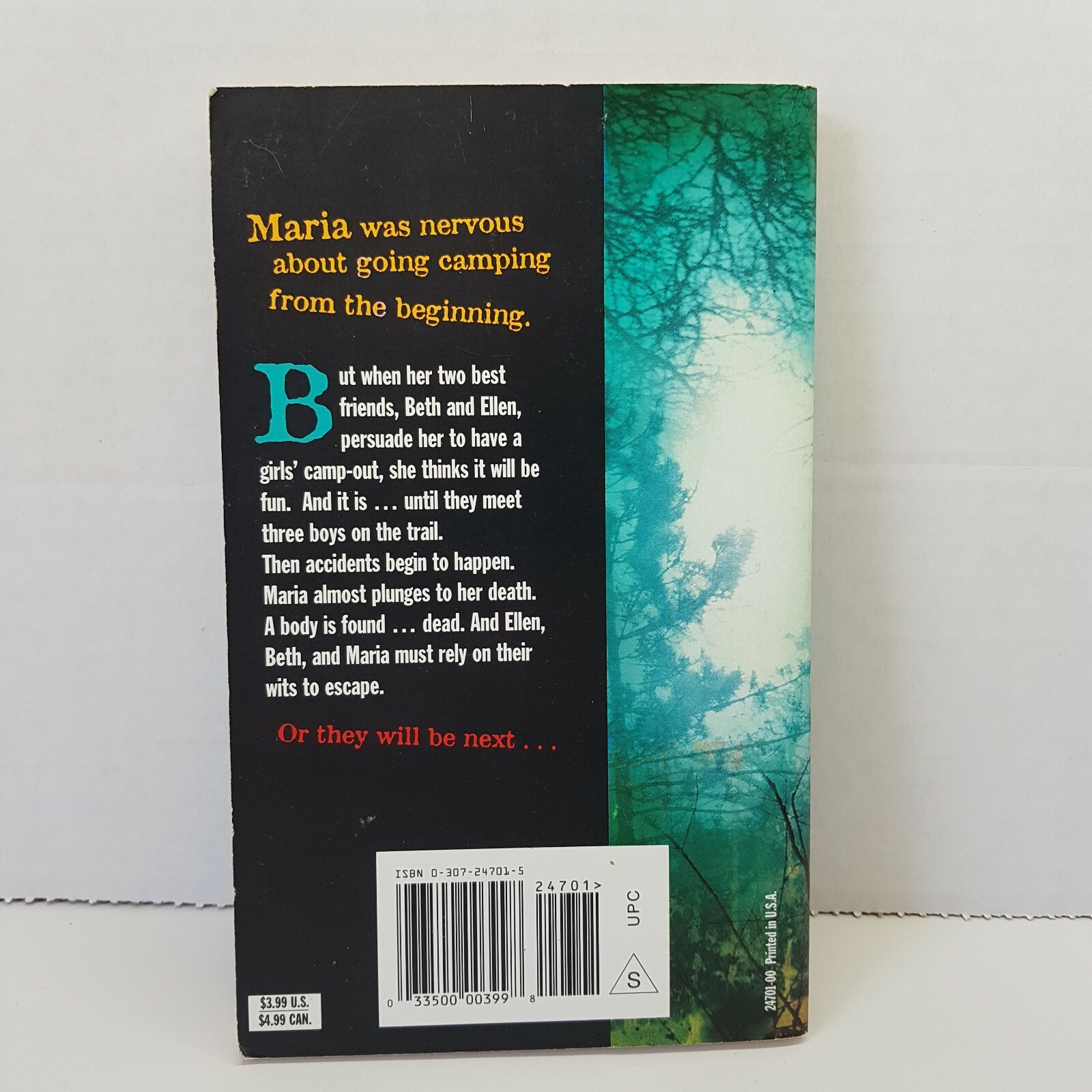 New Fear Street #2: Camp Out by R.L. Stine (1998) First Edition & Printing!