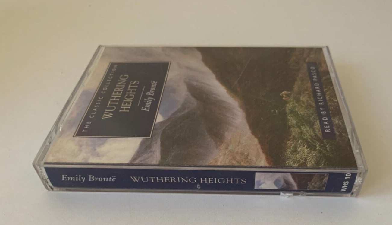 Wuthering Heights by Emily Bronte AUDIOBOOK CASETTE 1995 Read by Richard Pasco